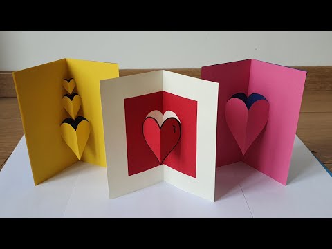 Tuto n°73: carte pop-up coeur facile