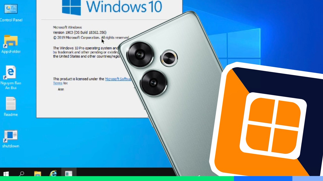 Emulate Windows 10 1903 on Android phones with Vectras VM