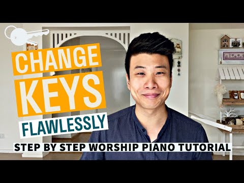 #7 ENERGISE YOUR CHORUSES w/ KEY/MODULATION CHANGES - easy worship piano - how great 10000 reasons