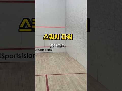 스쿼시 포핸드 파워!! #쇼츠 #squash #스쿼시 #테니스 #shorts