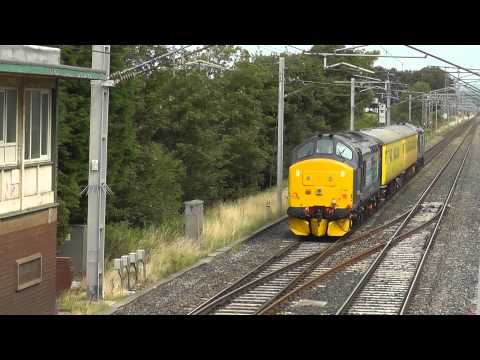 37419 Top'n'Tail 37405 1Q13 Derby RTC - Carnforth Test Train 10th August 2013