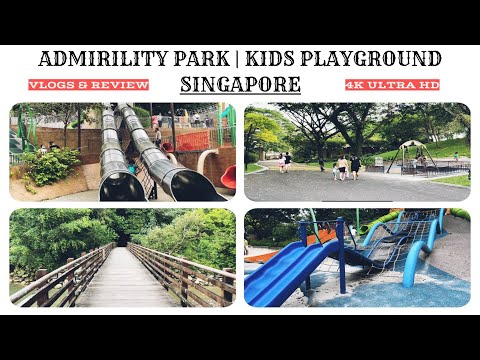 Admiralty Park Playground 4K UHD | Singapore Biggest Slide Park | Things To Do