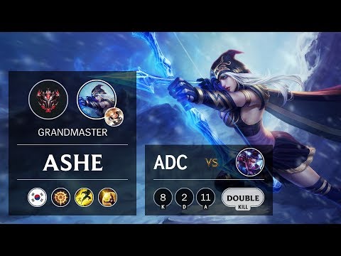 Ashe ADC vs Vayne - KR Grandmaster Patch 9.11