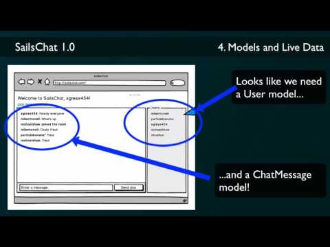 Building a simple chat app in Sails v1.0 (tutorial by @sgress454)