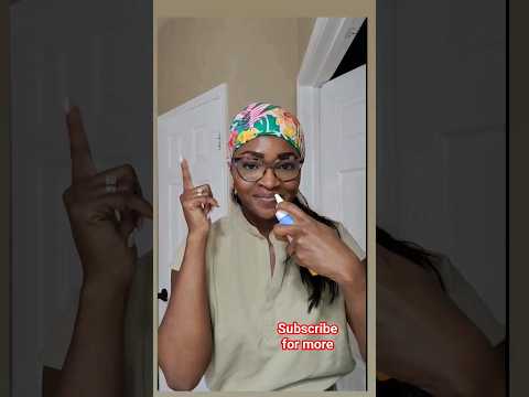 How to use nose spray correctly.. If you can taste it, it's wasting... #babies #shorts #allergies