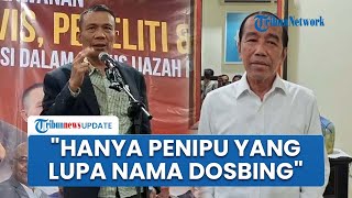Rismon Sindir Jokowi: Hanya Penipu atau Orang Gila yang Lupa Wajah dan Nama Dosen Pembimbingnya