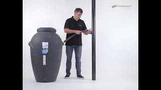 Prosperplast Propojovací hadice k sudu na dešť. vodu ICANSET 1 s vykružovadlem (6 dílů)