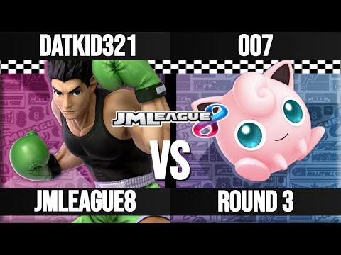DatKid321 (Little Mac) vs 007 (Joker, Jigglypuff) - JMLeague8 Round 3