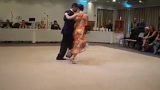 Alejandro Lazzaro y Gabriela Gallese-Preliminar Oficial de Tango Bs As-  Pinamar 2017