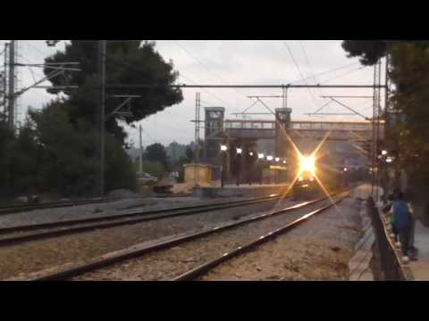 OSE ADtranz DE 2000 on intercity 60 passing from Afidnes station