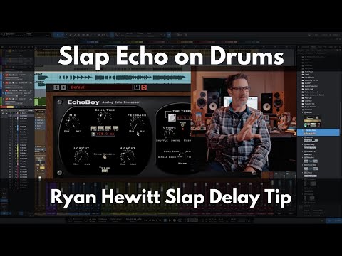 Slap Echo on Drums | Ryan Hewitt Slap Delay Tip