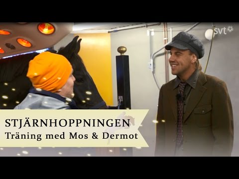 Robin "Mos" Andersson" och Dermot Clemenger rider tillsammans