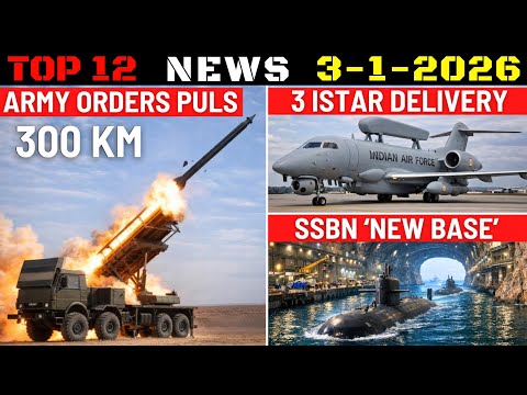Indian Defence Updates : Army Orders PULS,New Mini-Rafale,SSBN New Base,3 ISTAR Delivery,CH-4 Crash