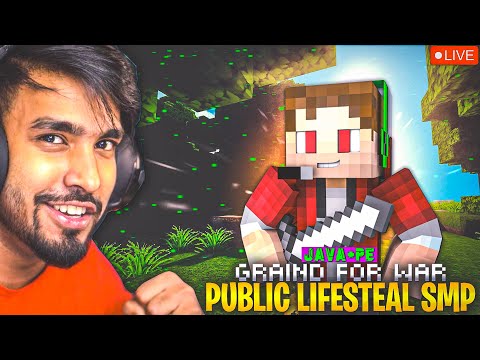 Insane Minecraft Live with Jatayu OP - LifeSteal SMP Java and Pocket Edition 24/7 Online