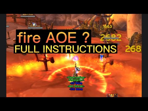 how to AOE farm with FIRE Mage? - GOLD FARM WOTLK