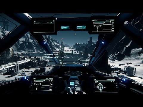 Star Citizen Alpha 3.0 PTU | Levski Station Landing On Delamar