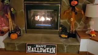 Enjoying The Fireplace On A Chilly Night 🔥🌙