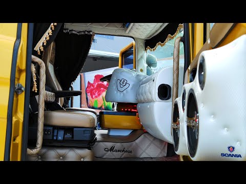 4k - Scania R500 HP V8 (Gold) Exterior-Interior Design