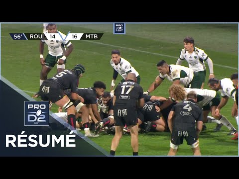 PRO D2 - Résumé Rouen Normandie Rugby-US Montauban: 41-23 - J13 - Saison 2022/2023
