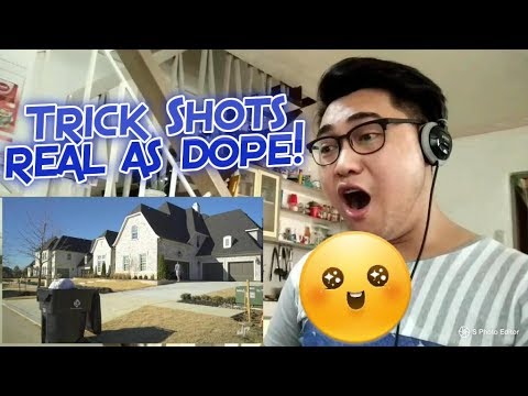 Real Life Trick Shots 2 Dude Perfect Reaction| Ryan BiBi Vlogs