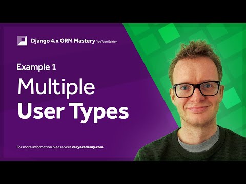 Django Custom User Model | Example 1 | Multiple User Types | Django AbstractUser thumbnail