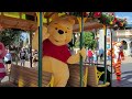 WDW Magic Kingdom Winnie The Pooh Cavalcade 4K Video December 5 2021