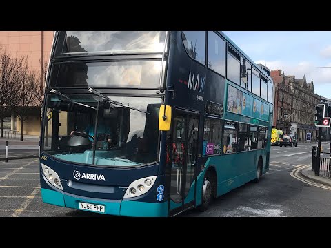 BEAST: Arriva North East 7562 (YJ58FHP) Dennis Trident 2/Enviro 400