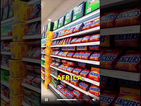 How much snickers cost in different countries?