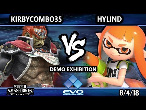 Evo Demo SSBU - Kirbycombo35 (Ganondorf) Vs. Hylind (Inkling) Smash Ultimate