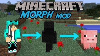 【MinecraftMOD紹介】倒したmobに変身できる/Morph MOD