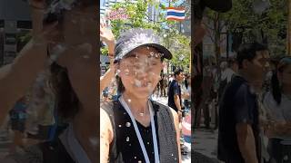 タイの旧正月ソンクラン参戦！詳しくは本編動画をご覧ください✨ #バンコク #songkran #songkran2026  #タイ #水かけ祭り
