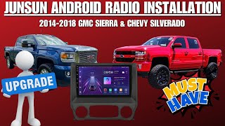 2014-2018 GMC Sierra & Chevy Silverado: Step-by-Step Junsun Android Radio Installation Guide!