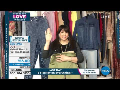 DG2 by Diane Gilman Virtual Stretch PullOn Jegging  Fash...