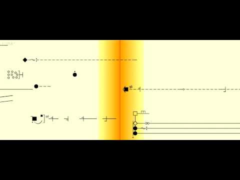 Spectromorphological notation of 'Les objets obscurs'