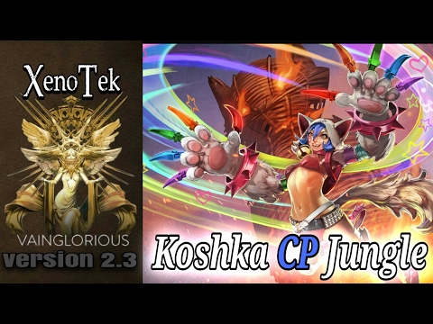 XenoTek | Koshka CP Jungle - Vainglory hero gameplay from a pro player