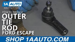 How to Replace Outer Tie Rod 10-12 Ford Escape