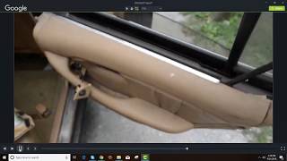 How to fix a car door mechanism that wont open (from either inside or outside)