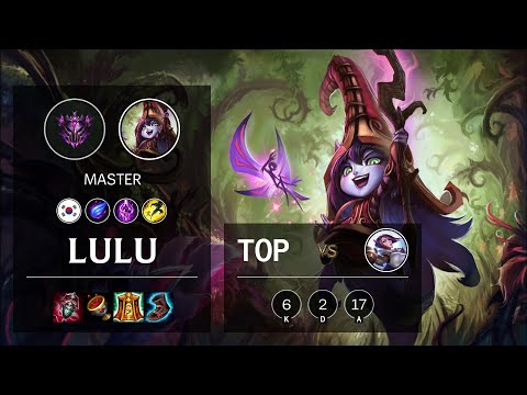 Lulu Top vs Fiora - KR Master Patch 10.20