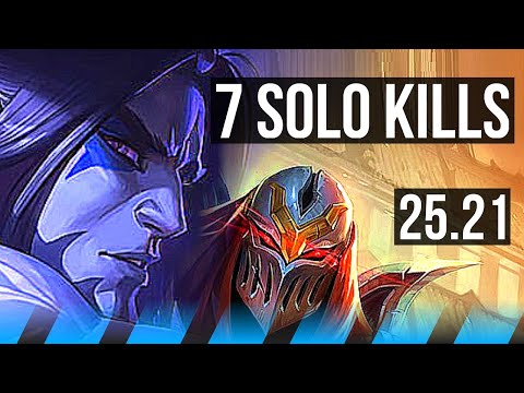 SYLAS vs ZED (MID) | 7 solo kills | EUW Diamond | 25.21