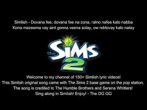 Chocolate by The Humble Brothers ft  Serena Whitters Simlish Original With Lyrics! (The Sims 2 OST)
