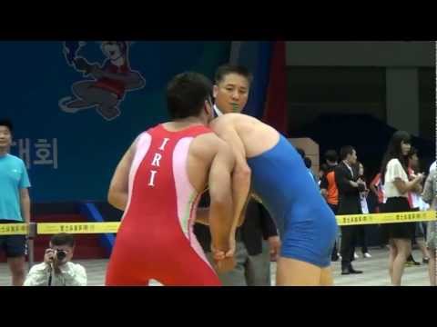 Greco-Roman Wrestling -- Romania vs. Iran