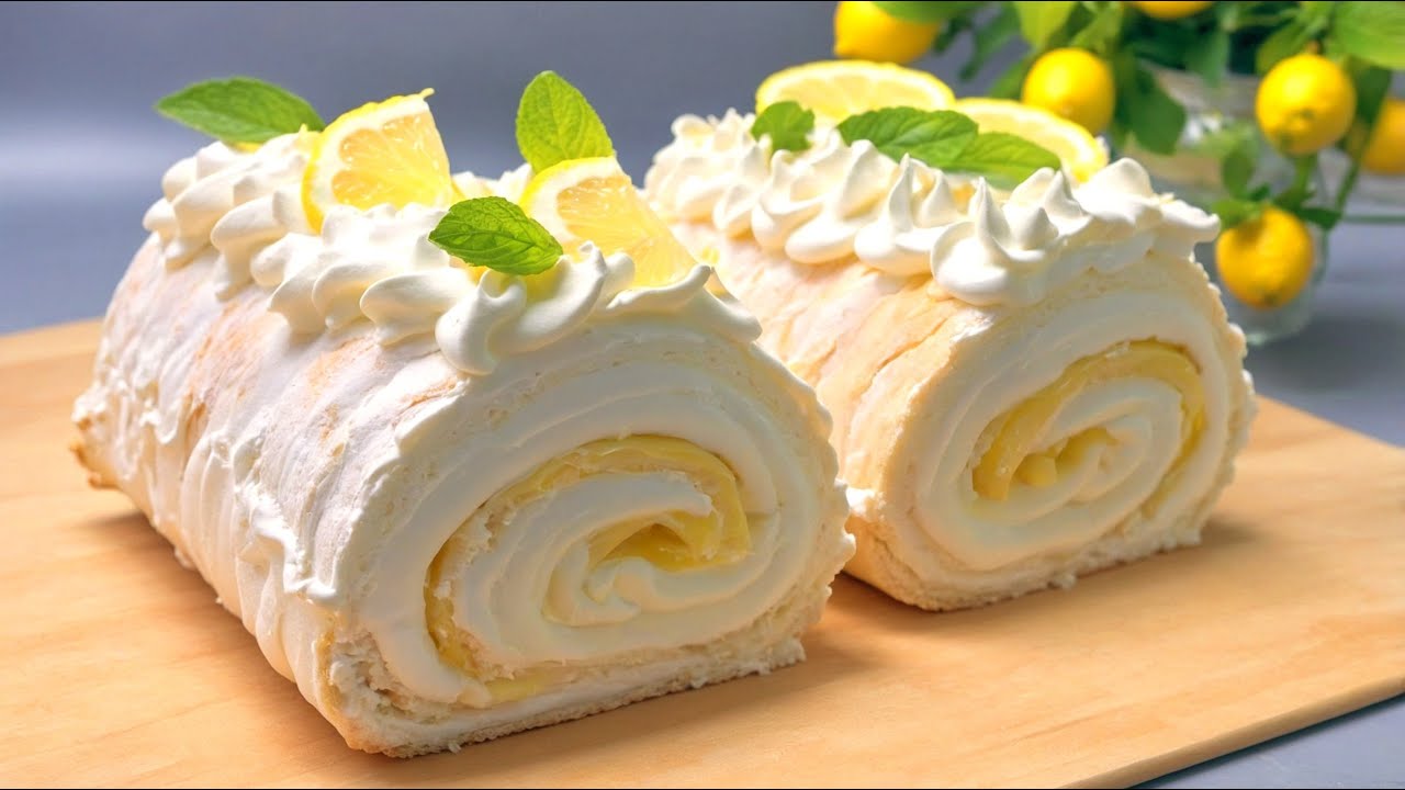 Leckerer Baiser-Rolle by Leckere Süßigkeiten — recipe photo
