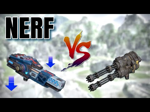 [WR] Atomizer (after nerf) VS Punisher T - Damage Comparison | War Robots Test Server