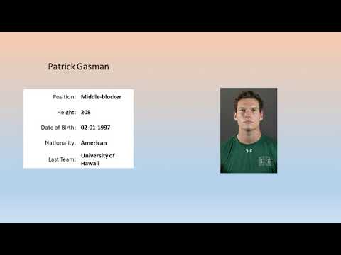 Patrick Gasman - Middle blocker USA - 2020/2021 Season Highlights