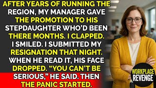 Manager Gave Promotion To His Stepdaughter After I Built Everything. When I Resigned | Revenge