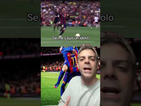 Se me cayó un ídolo 🤦🏻‍♂️😂 #futbol #deporte #messi #humor