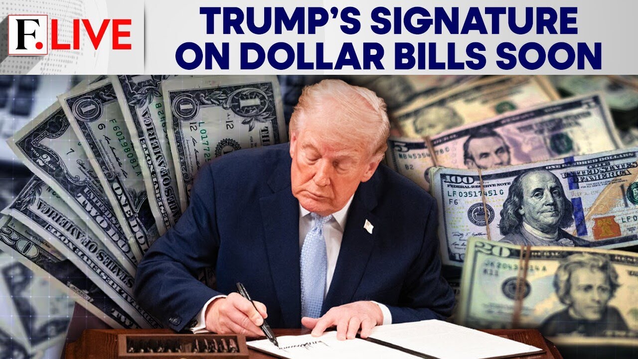 Trump Signature to Appear in US Dollar Bill | 165-year-old Tradition Ends | Firstpost Live