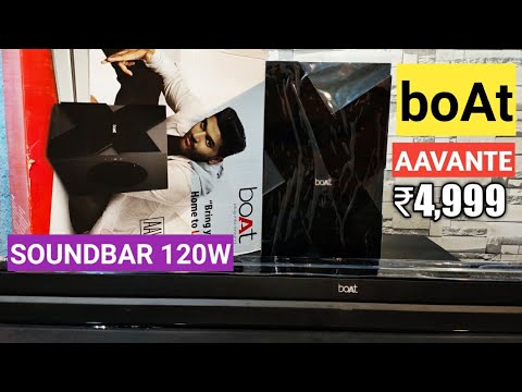 boAt AAVANTE 1550 Wireless Bluetooth Soundbar Sound Test & Review | boAt AAVANTE 120w Soundbar