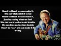 Heart To Heart Roy Clark with Lyrics