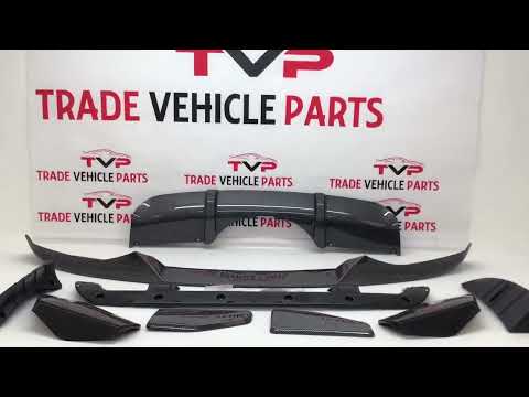 Fits BMW X5 F15 Aero Body Kit Front Lip Rear Diffuser Carbon Look video